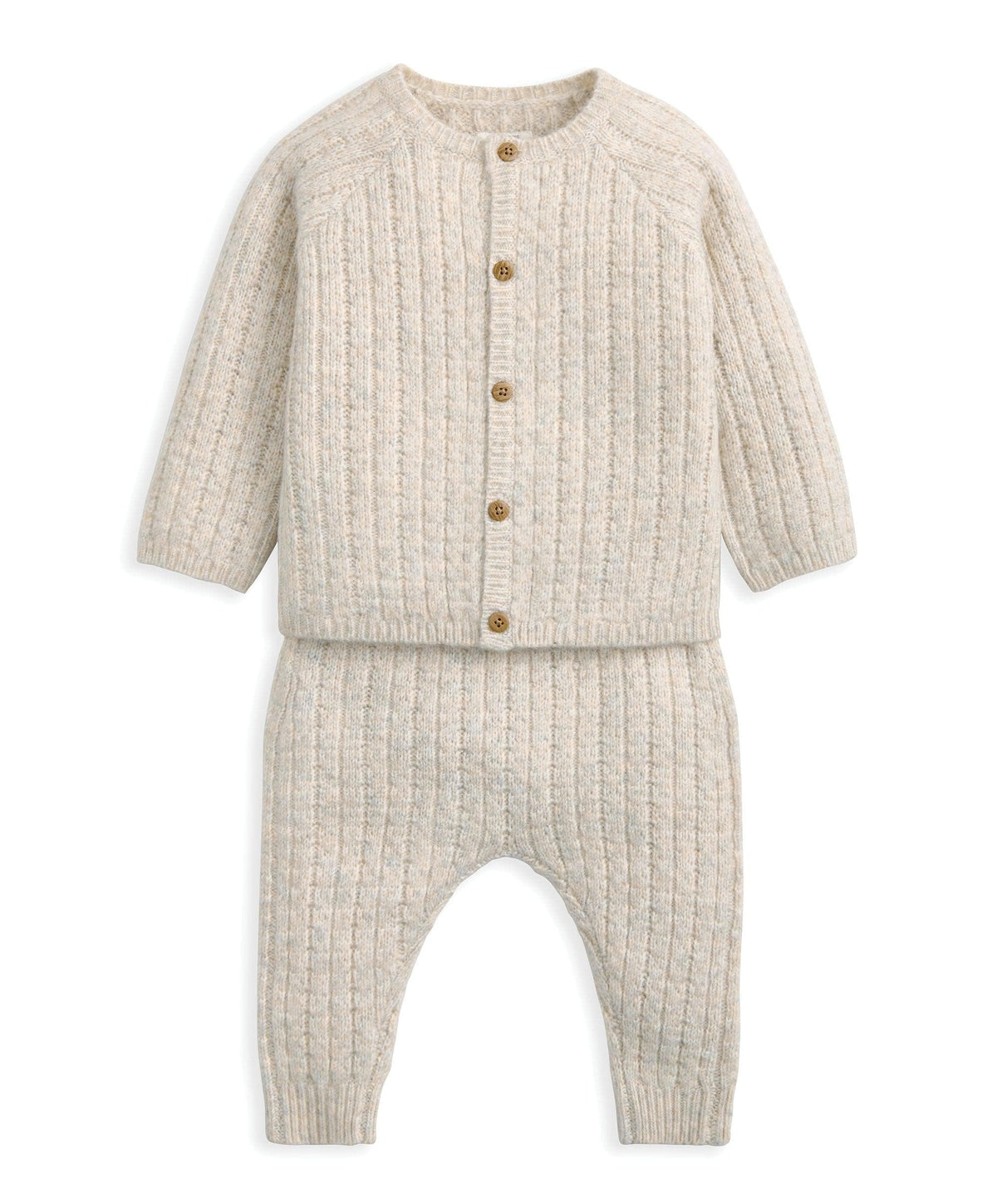 Mamas & Papas Outfits & Sets Cable Knit Top & Bottoms Set (2 Pieces)