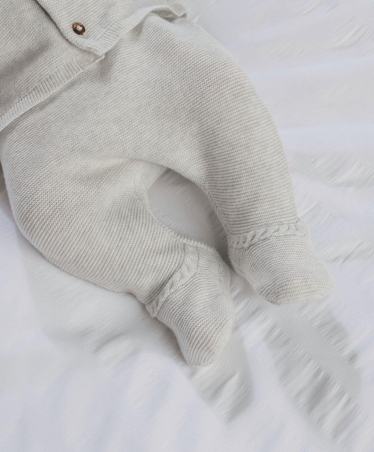 Mamas & Papas Outfits & Sets Cable Knit Top & Bottoms Set (2 Pieces) - Grey