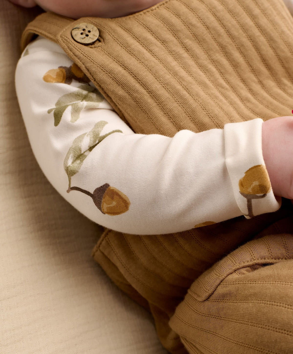 Mamas & Papas Outfits & Sets Dungaree & Acorn Bodysuit Outfit Set