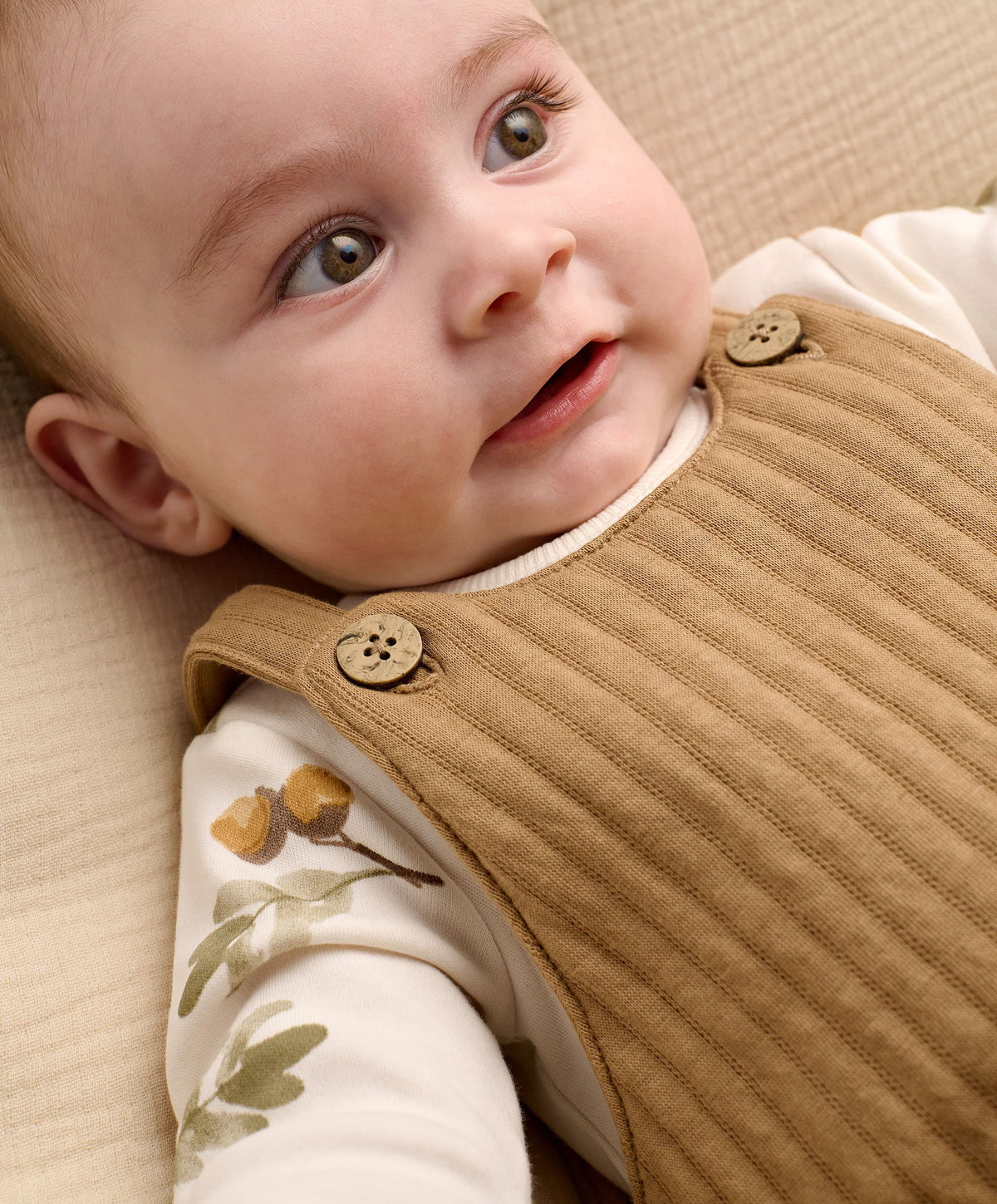 Mamas & Papas Outfits & Sets Dungaree & Acorn Bodysuit Outfit Set