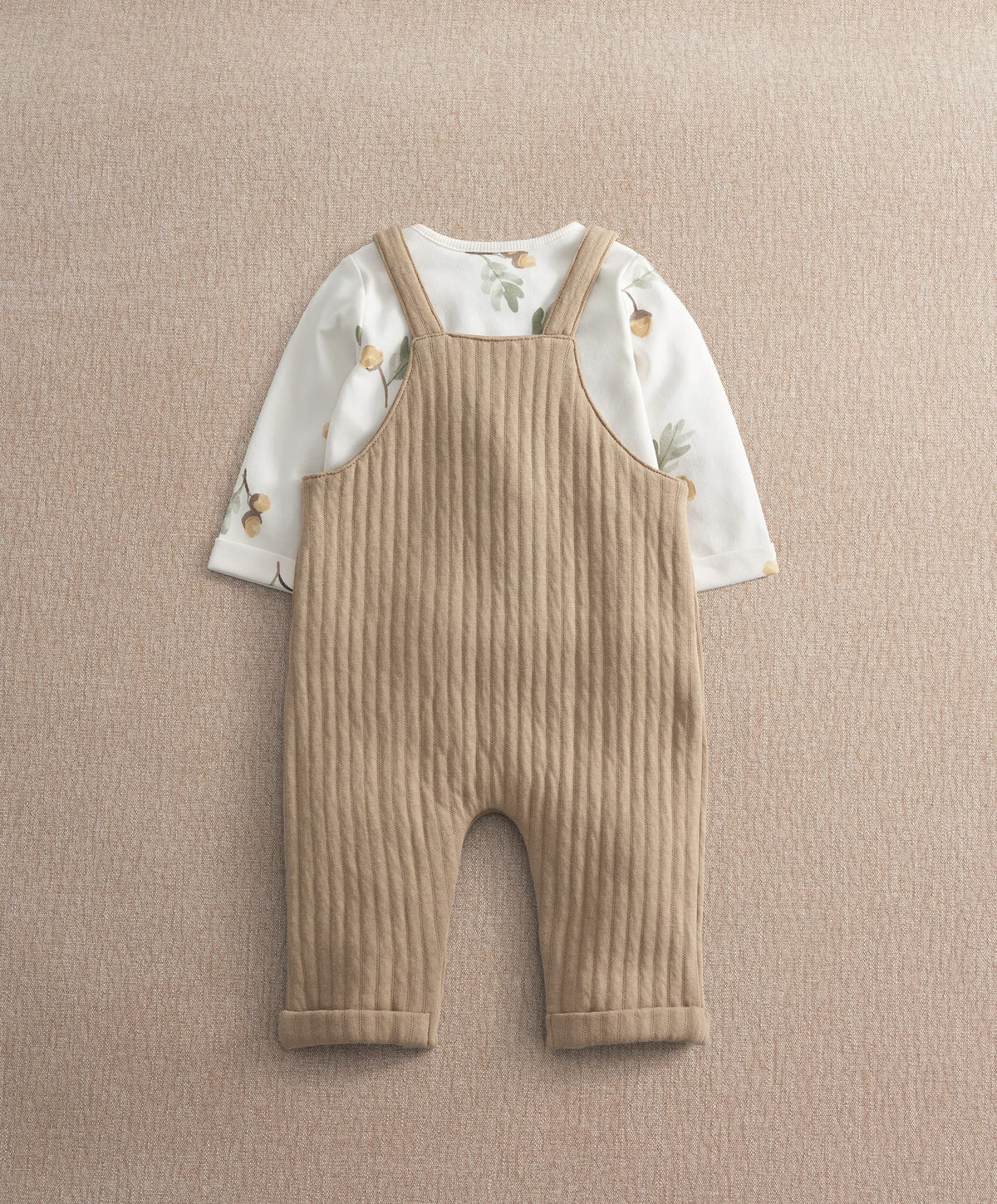 Mamas & Papas Outfits & Sets Dungaree & Acorn Bodysuit Outfit Set