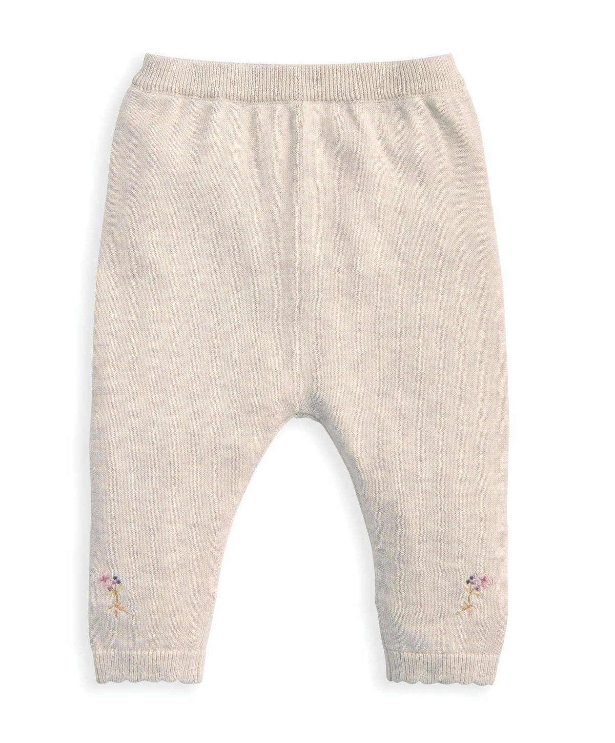 Mamas & Papas Outfits & Sets Embroidered Cardigan & Leggings Set with Scallop Detail (2 Pieces)