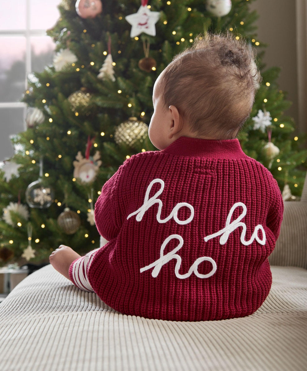 Ho Ho Ho Christmas Cardigan & Leggings Mamas & Papas UK