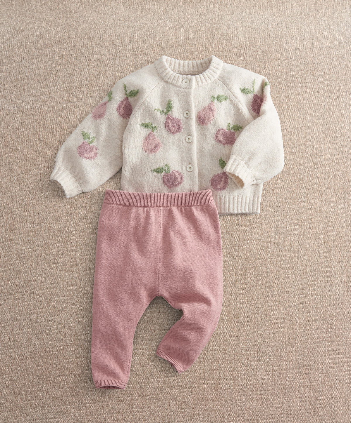 Mamas & Papas Outfits & Sets Knit Cardigan & Legging Set (2 Pieces)
