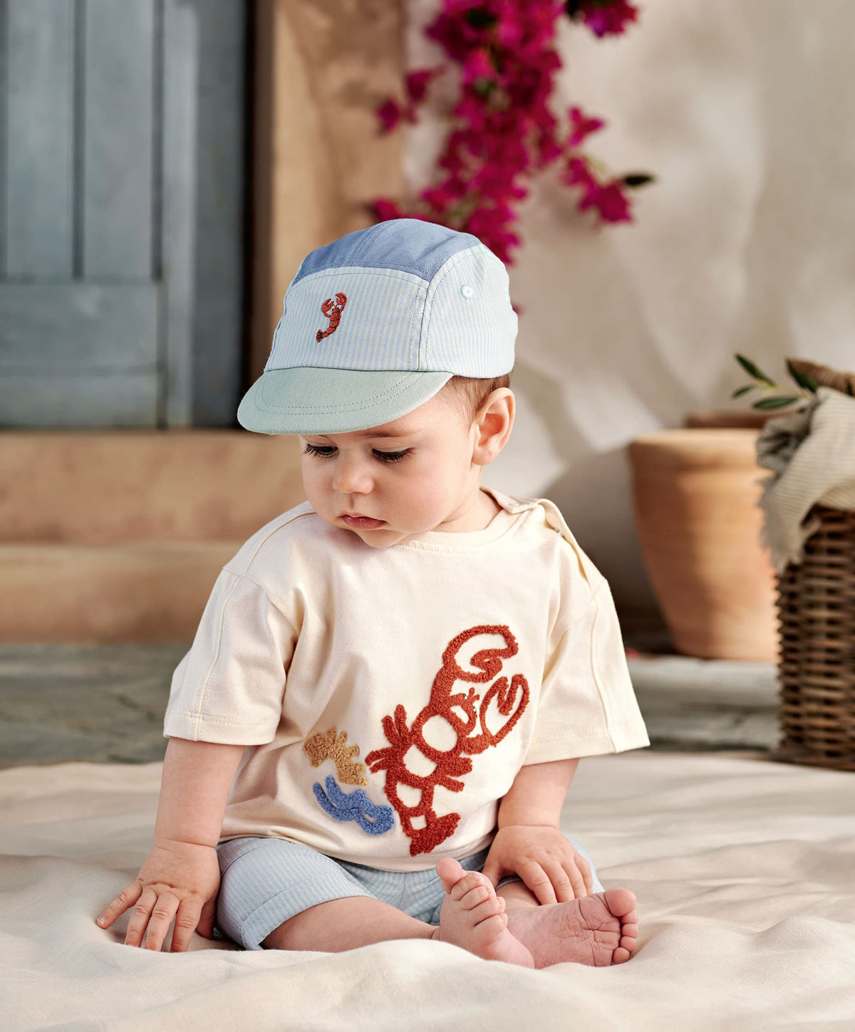 Mamas & Papas Outfits & Sets Lobster T-Shirt & Shorts Outfit Set