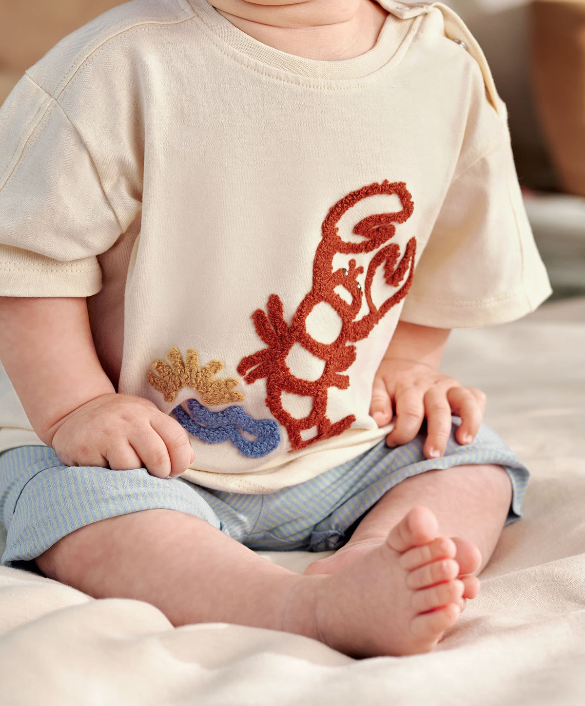 Mamas & Papas Outfits & Sets Lobster T-Shirt & Shorts Outfit Set