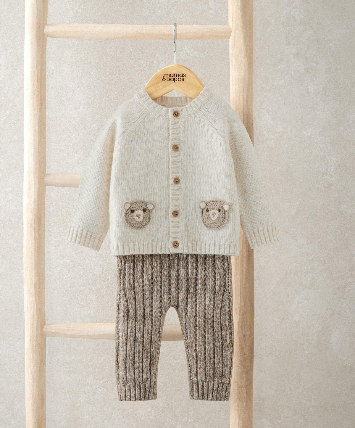 Mamas & Papas Outfits & Sets Me & You Bear Cardigan & Leggings Outfit Set