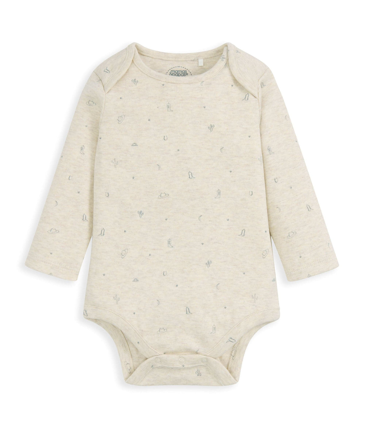 Mamas & Papas Outfits & Sets Quilted Dungarees & Oatmeal Bodysuit