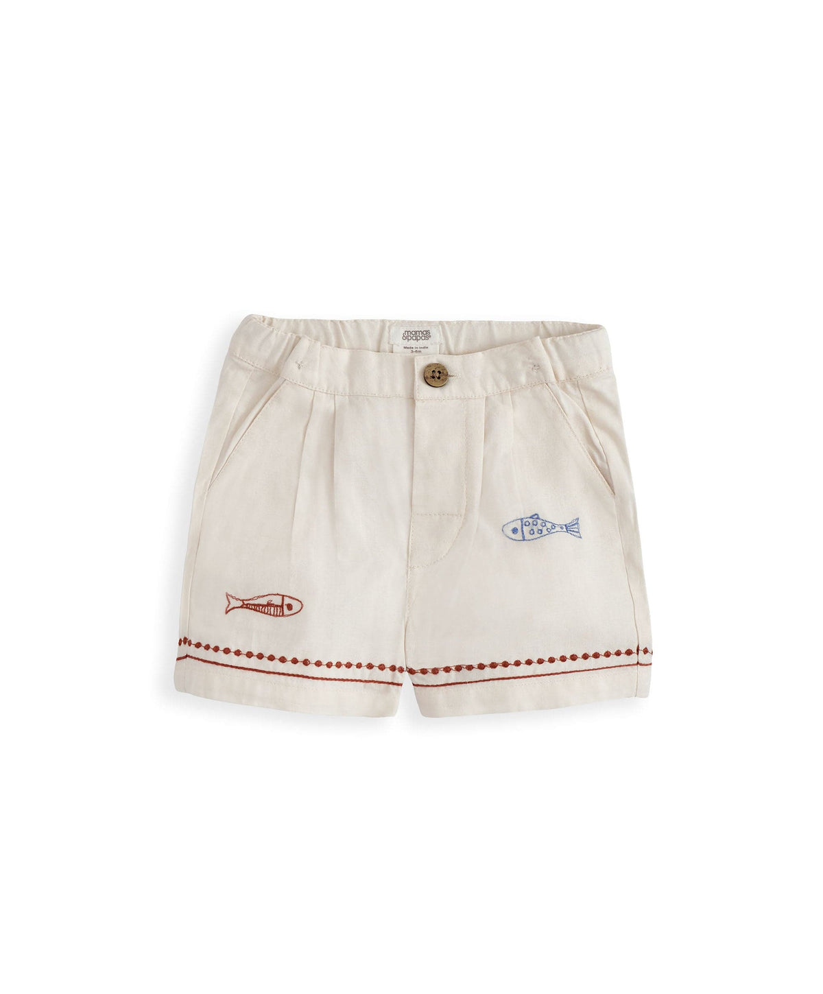Mamas & Papas Outfits & Sets Sardine Linen Top & Shorts Set
