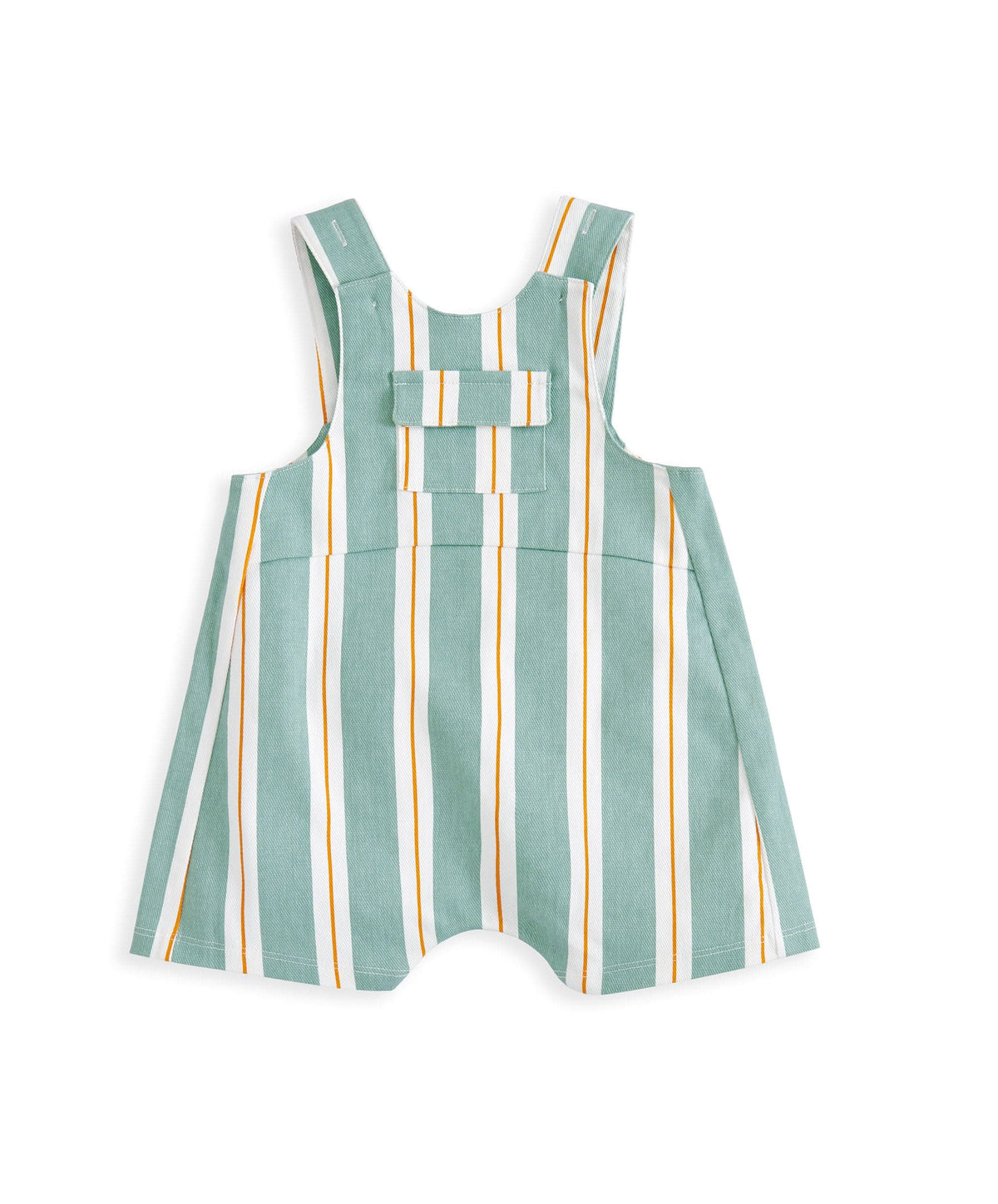 Mamas & Papas Outfits & Sets Striped Short Dungarees & T-shirt