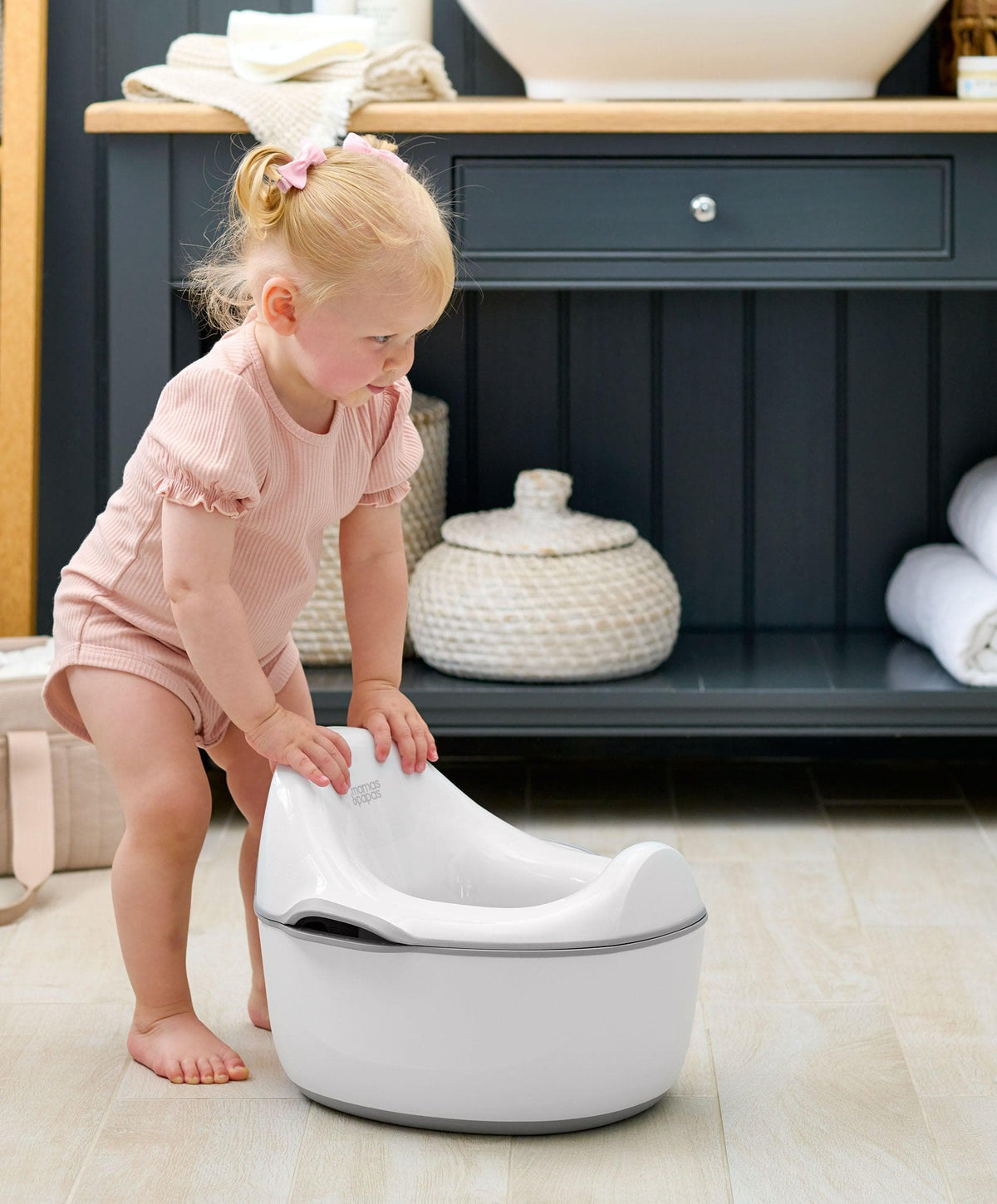 Mamas & Papas Potties 4-in-1 Grow and Learn Potty – Grey/White