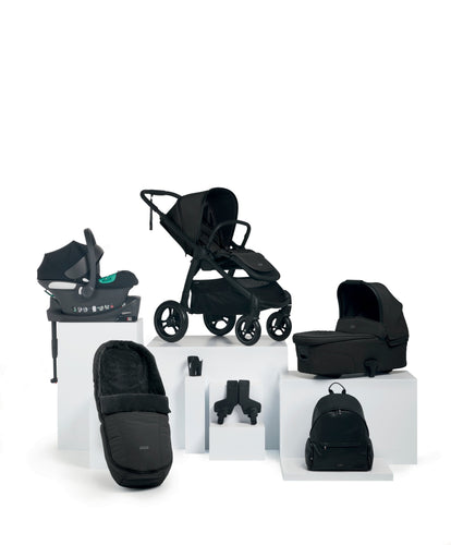 Mamas & Papas Pushchairs Ocarro Pushchair Complete Bundle with Cybex Aton B2 Car Seat & Base (7 Pieces) - Jet