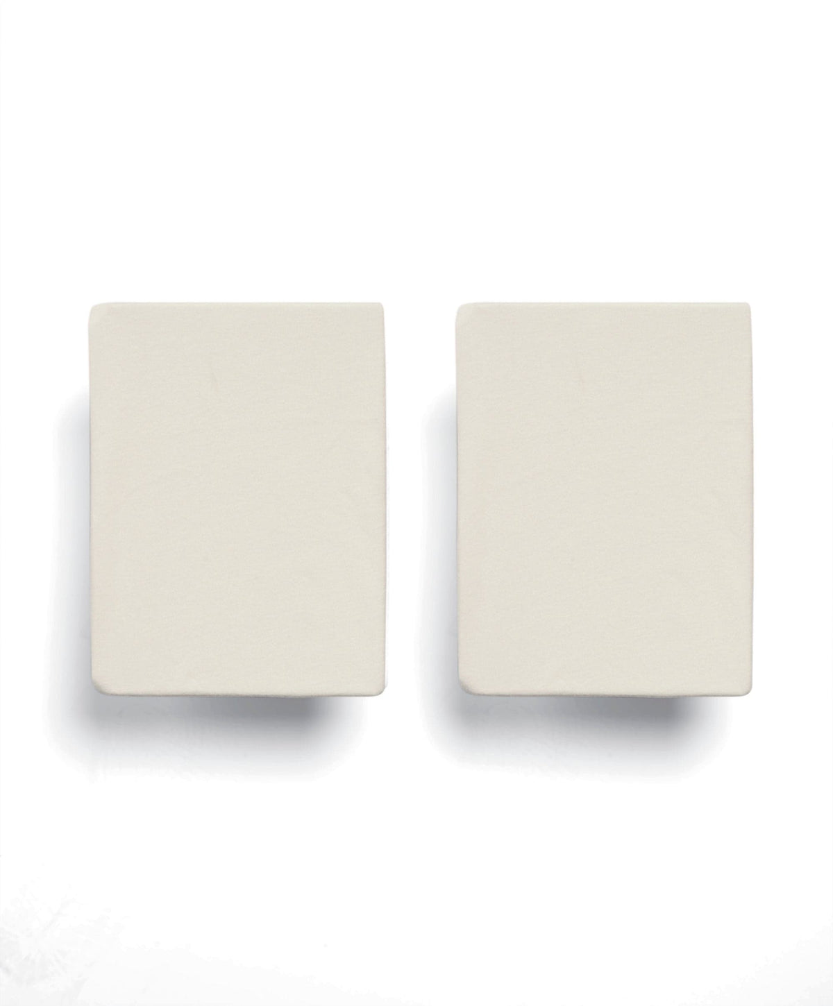 Mamas & Papas Sheets Petite Cot Fitted Sheets (2 Pack) - Cream