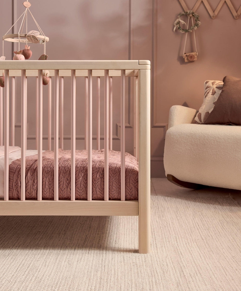 Solo Cotbed 4 Piece Starter Bundle Blush/Natural Mamas & Papas UK