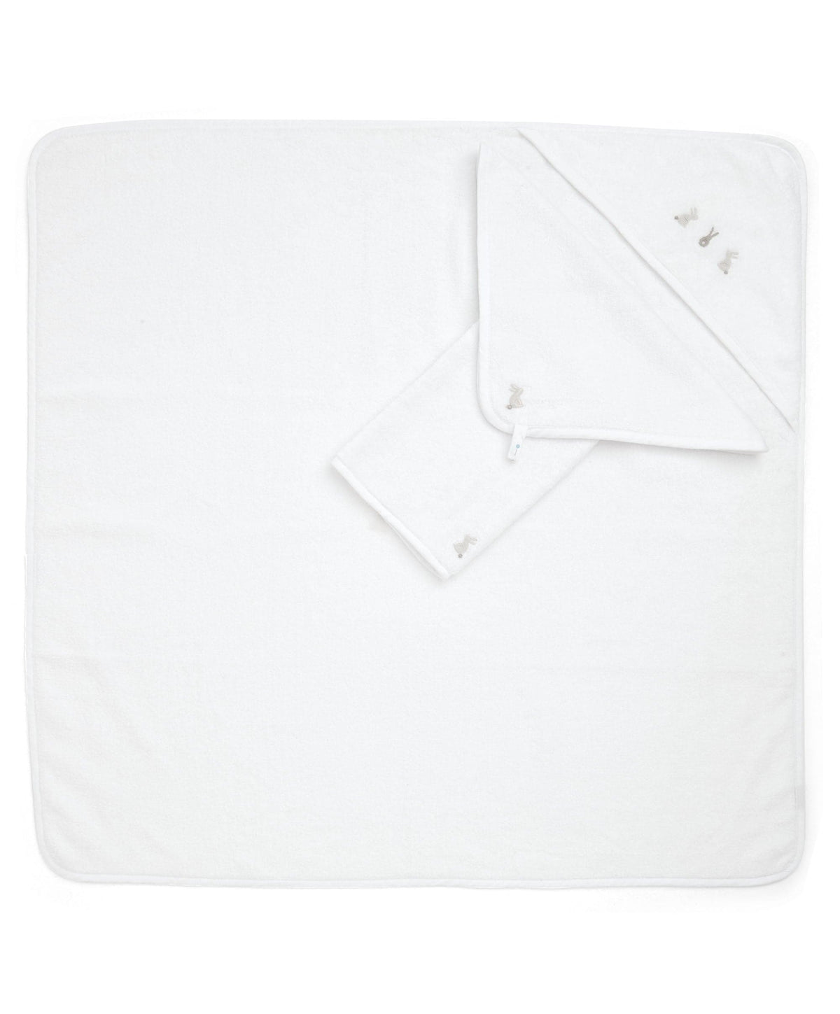 Mamas & Papas Towelling Bunny Towelling Set - (3 piece set)