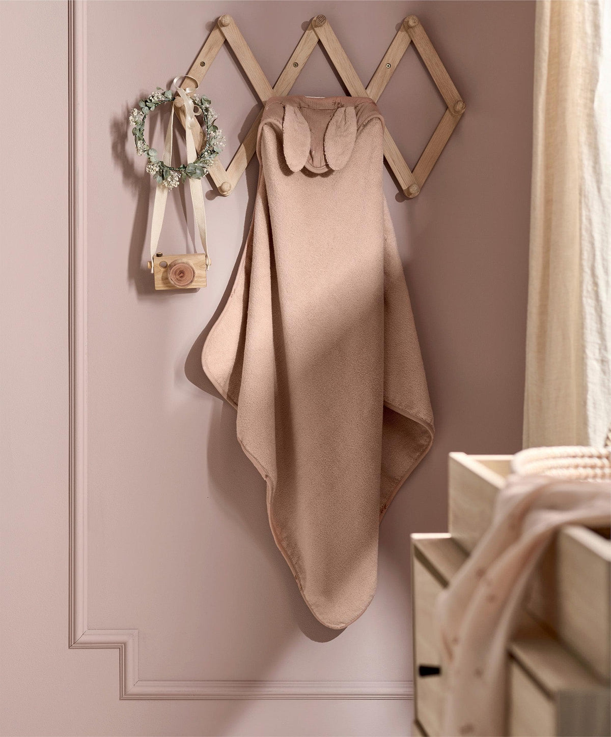 Mamas & Papas Towelling Welcome To The World Wildflower Hooded Towel