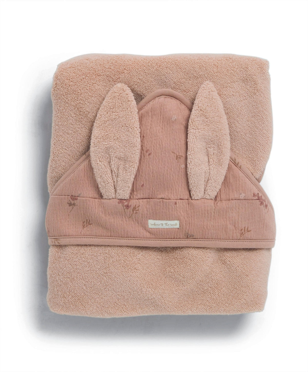 Mamas & Papas Towelling Welcome To The World Wildflower Hooded Towel