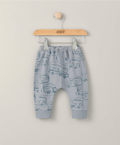 Mamas & Papas Trousers & Leggings You Are Our Home Joggers - Blue