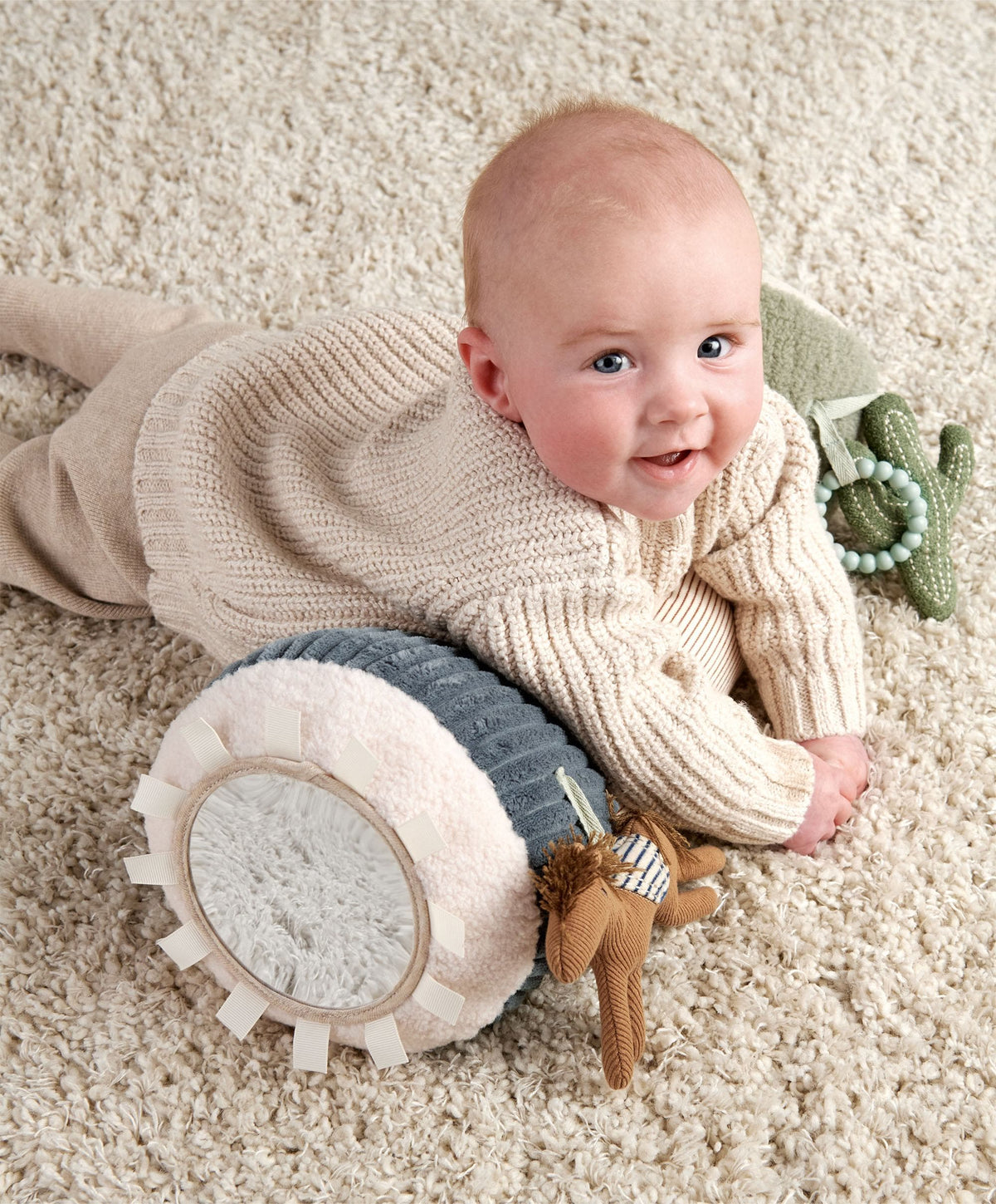 Mamas & Papas Tummy Time Welcome to the World Tummy Time Roll - Pony Express