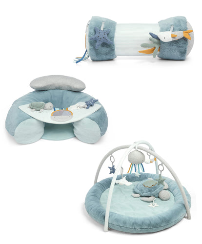 Mamas & Papas Welcome to the World 3 Piece Under the Sea Playmat Bundle - Blue
