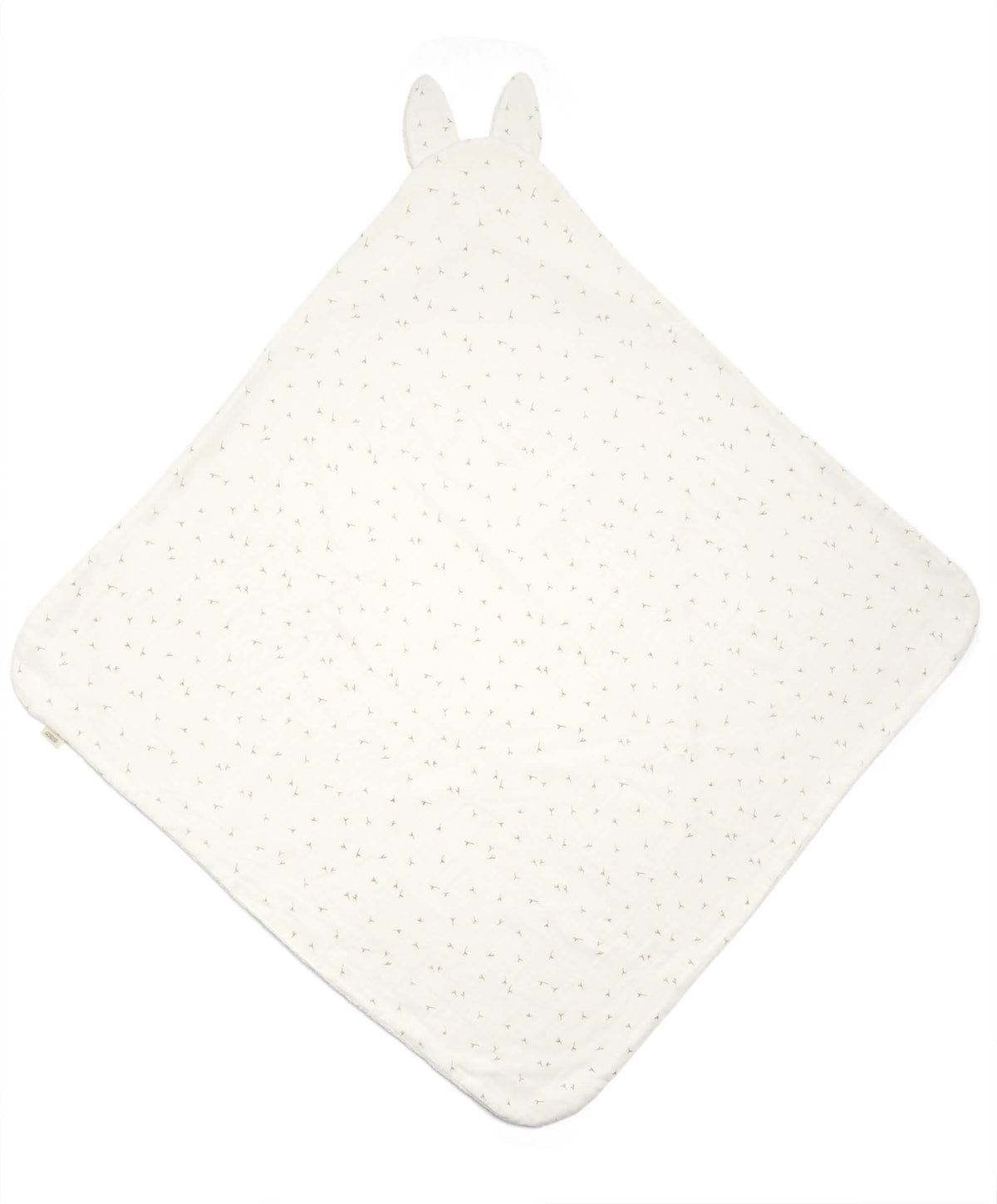 Mamas & Papas Welcome to the World Seedling Seed Hooded Towel - White