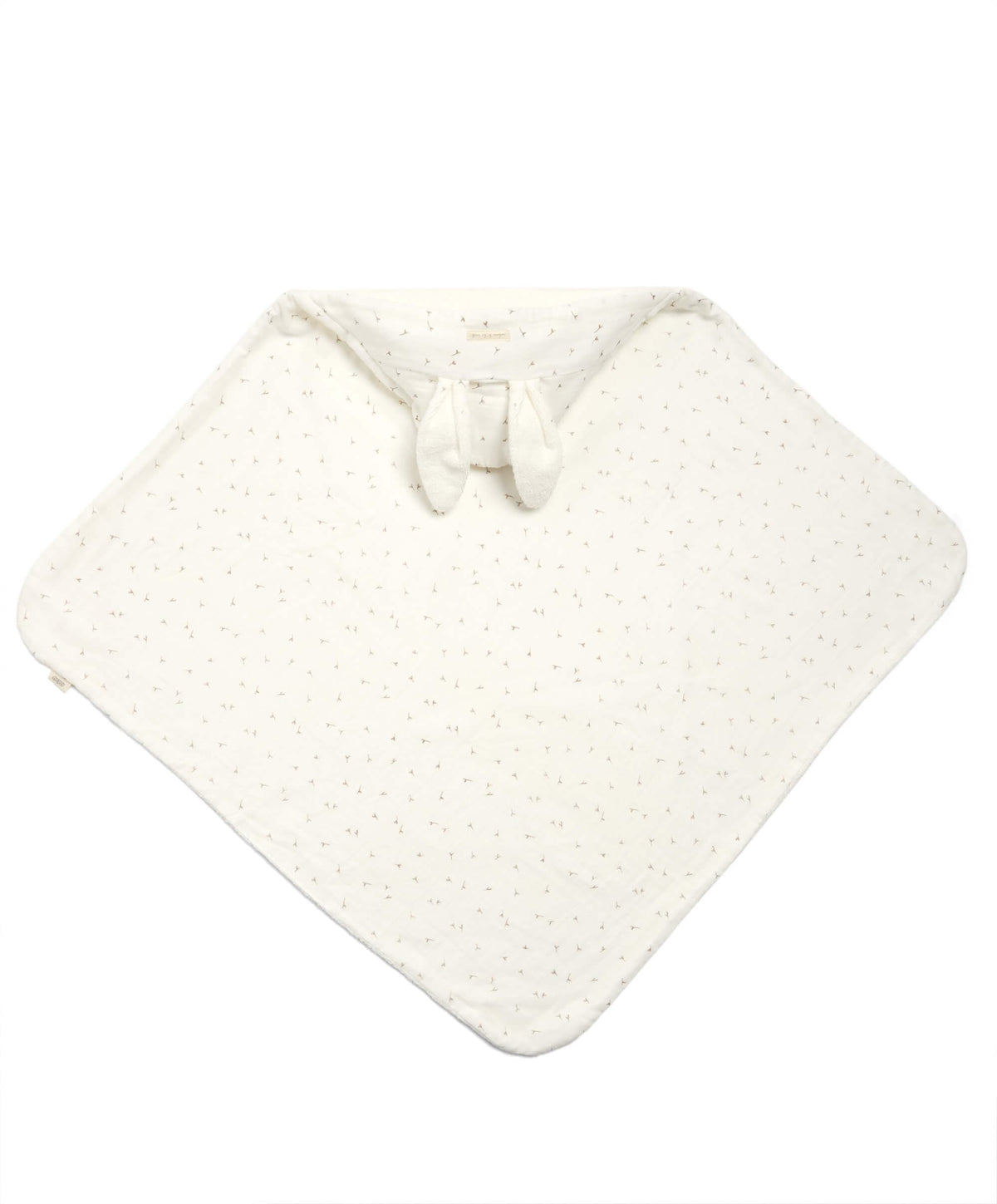 Mamas & Papas Welcome to the World Seedling Seed Hooded Towel - White