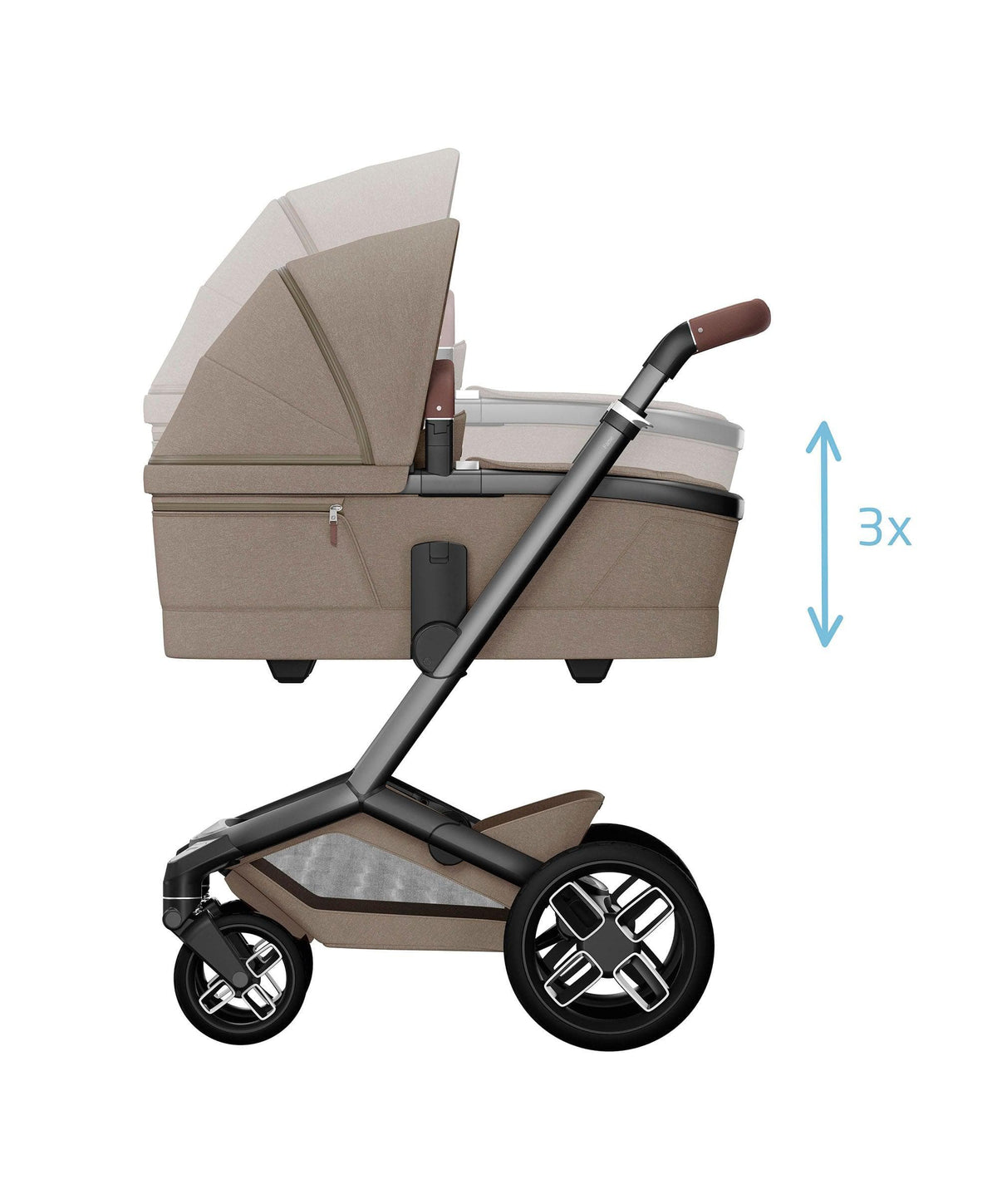 Maxi Cosi Carrycots Maxi-Cosi Fame Carrycot – Twillic Truffle