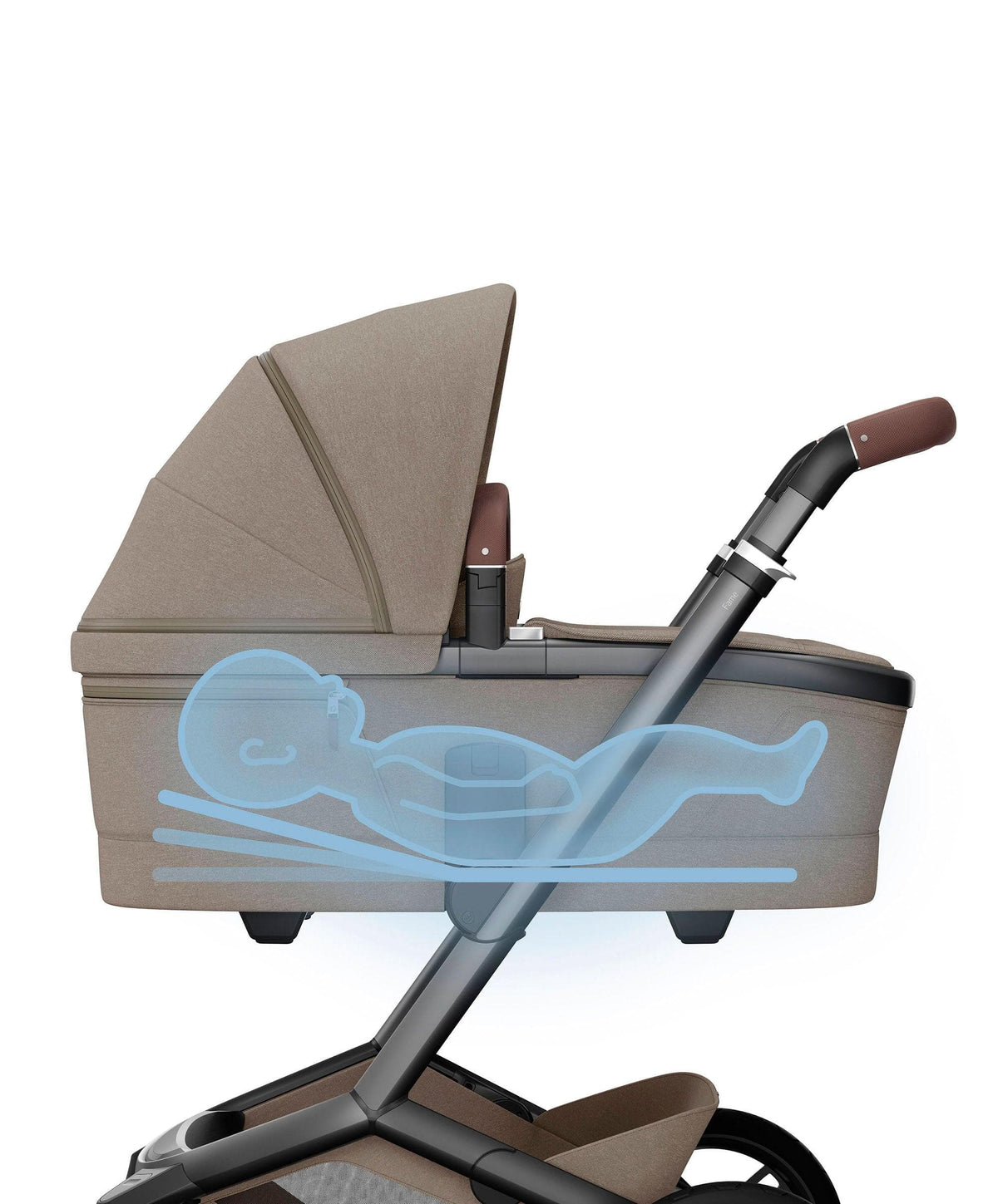 Maxi Cosi Carrycots Maxi-Cosi Fame Carrycot – Twillic Truffle