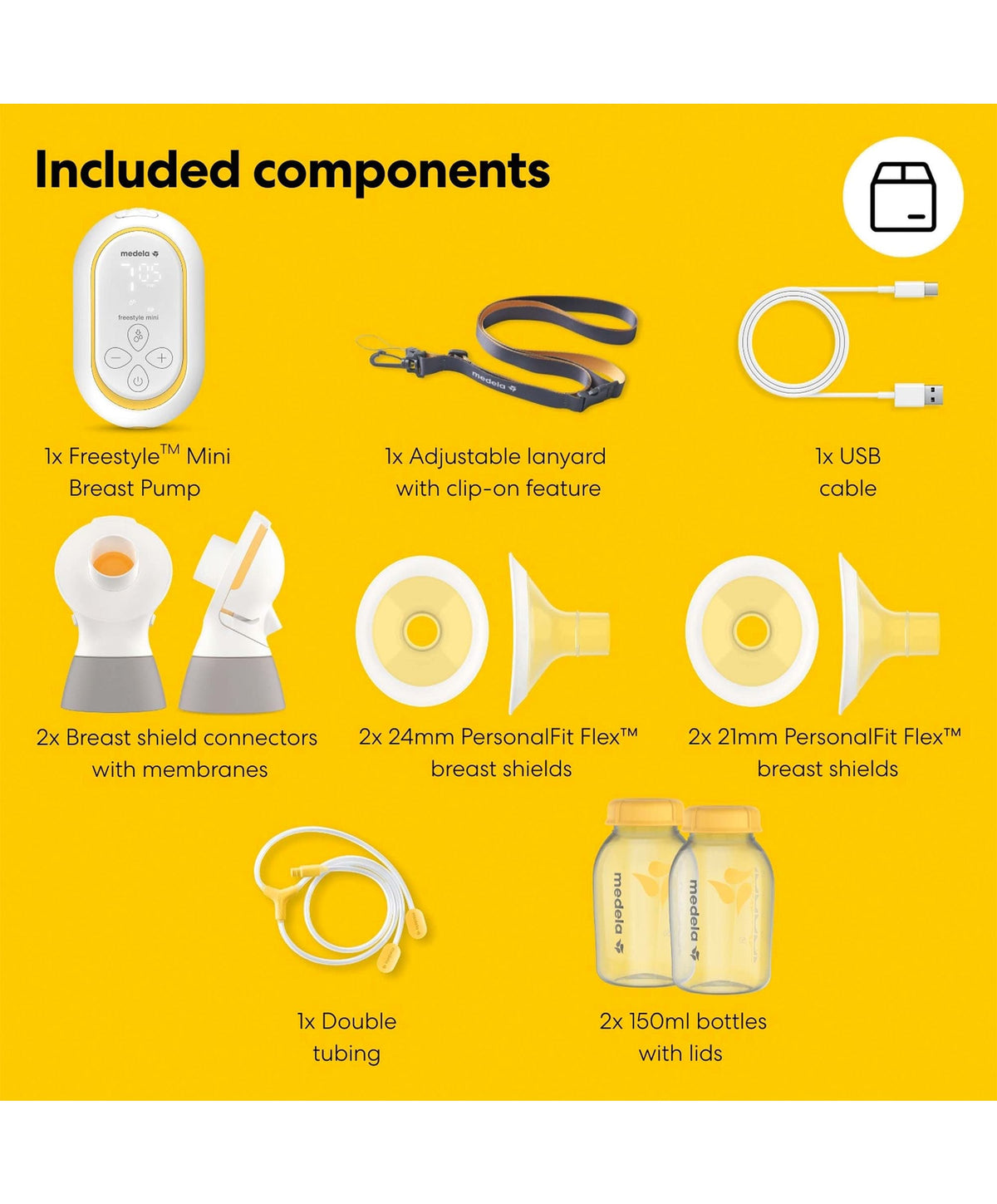 Medela Breastfeeding Freestyle Mini Classic Double Electric Breast Pump