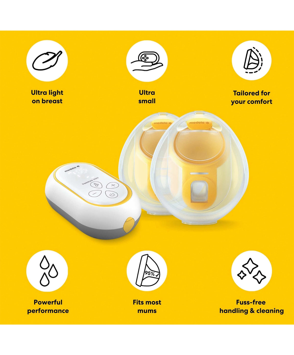 Medela Breastfeeding Freestyle Mini Hands Free Double Electric Breast Pump