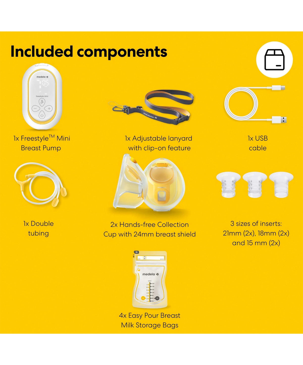 Medela Breastfeeding Freestyle Mini Hands Free Double Electric Breast Pump