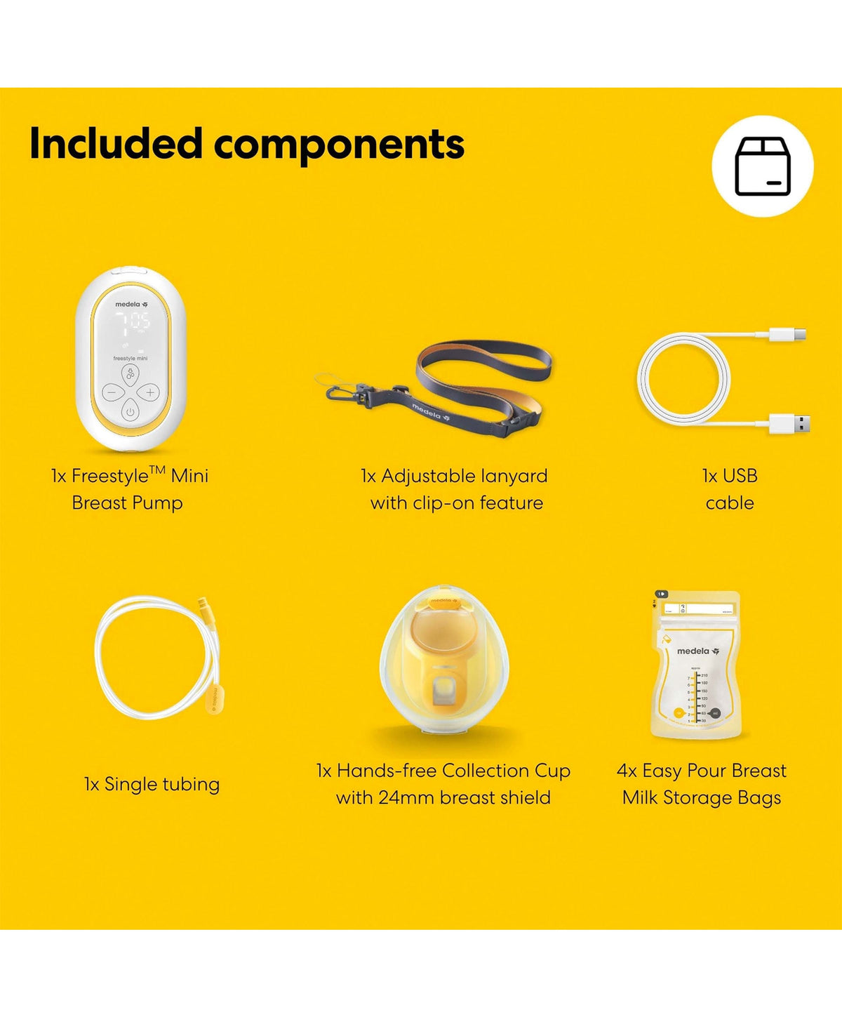Medela Breastfeeding Freestyle Mini Hands Free Single Electric Breast Pump