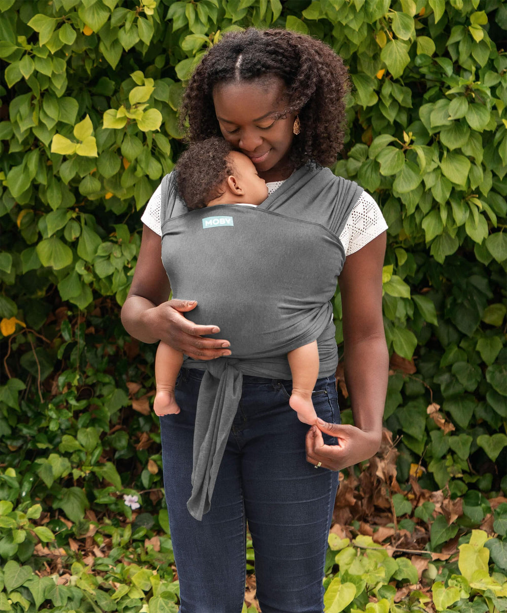 Moby Elements Wrap Baby Carrier Asphalt – Mamas Papas UK