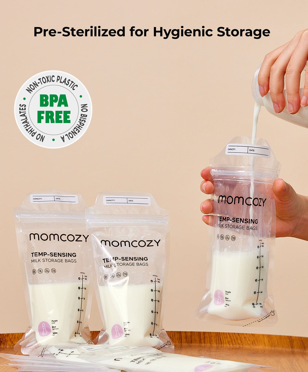 Momcozy Breastfeeding Momcozy Breastmilk Bag 50pcs