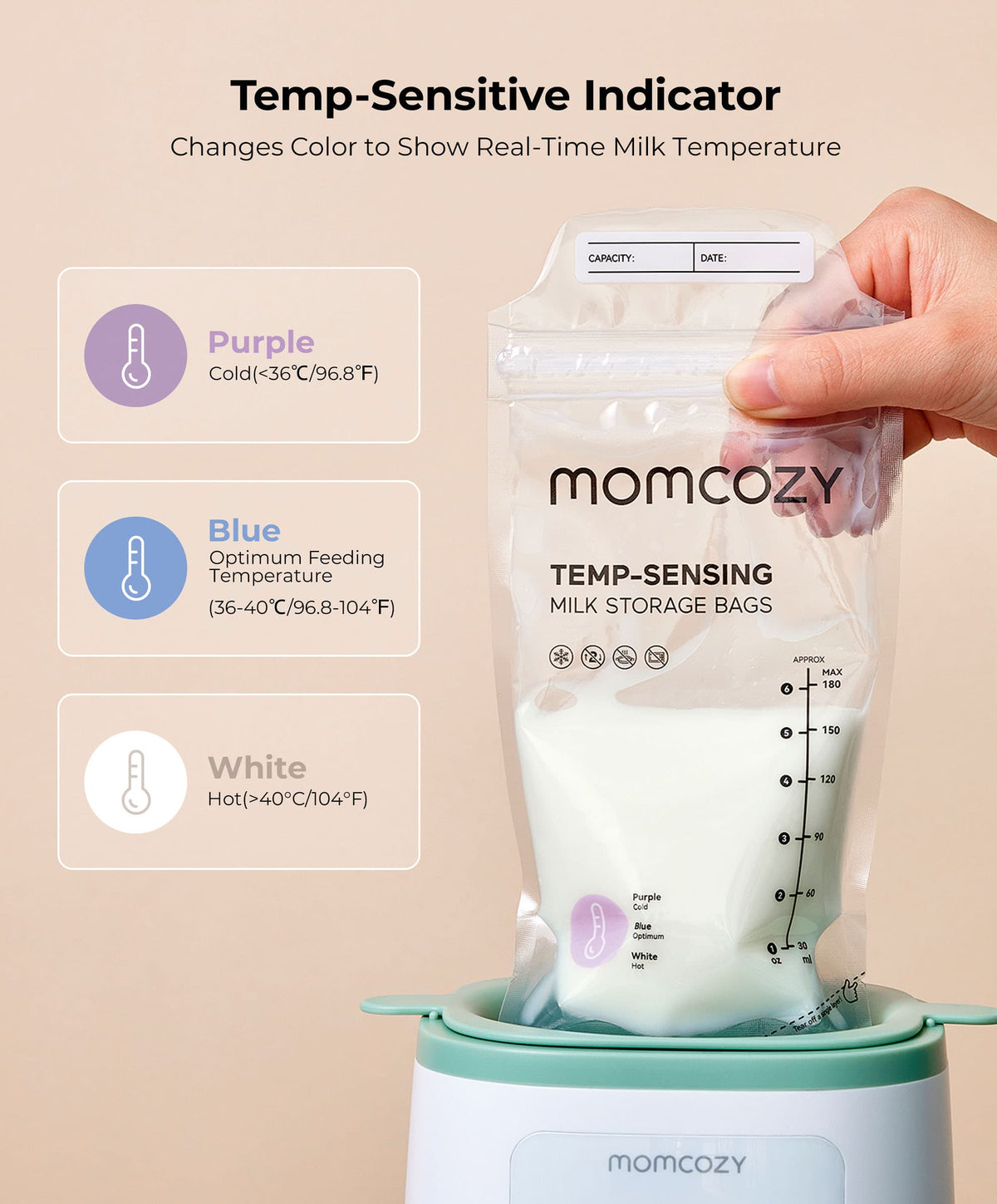 Momcozy Breastfeeding Momcozy Breastmilk Bag 50pcs