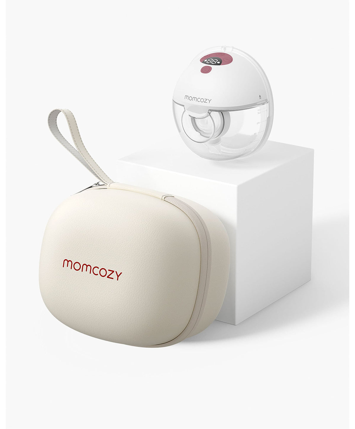Momcozy Breastfeeding Momcozy Double M5 Wearable Electric Breast Pump - Maroon
