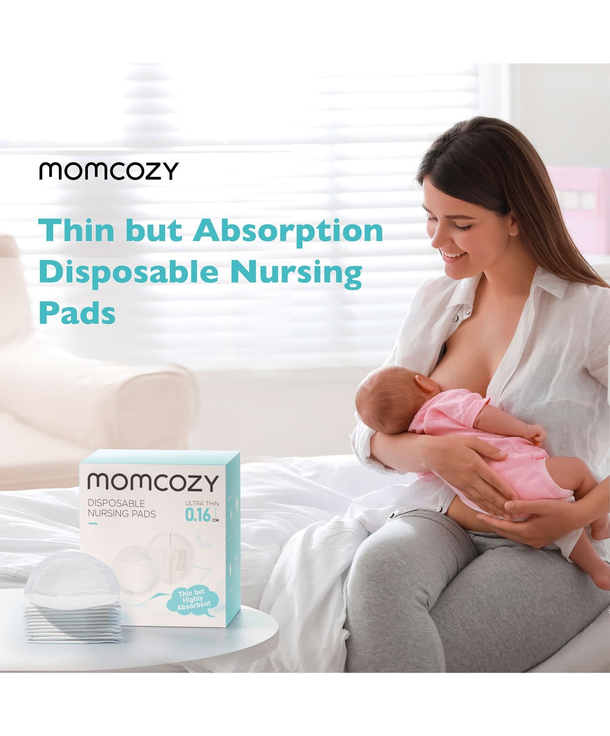Momcozy Breastfeeding Momcozy Ultra-Thin Disposable Nursing Pads