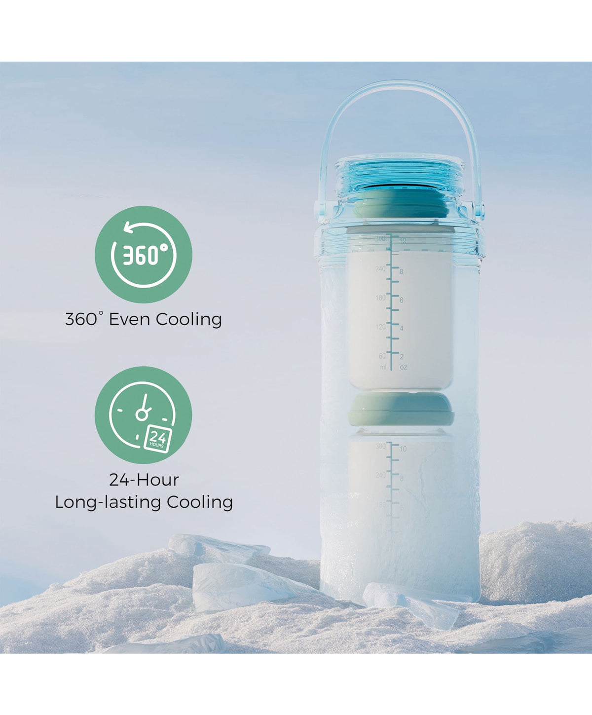 Momcozy Momcozy Portable Breast Milk Cooler - Green
