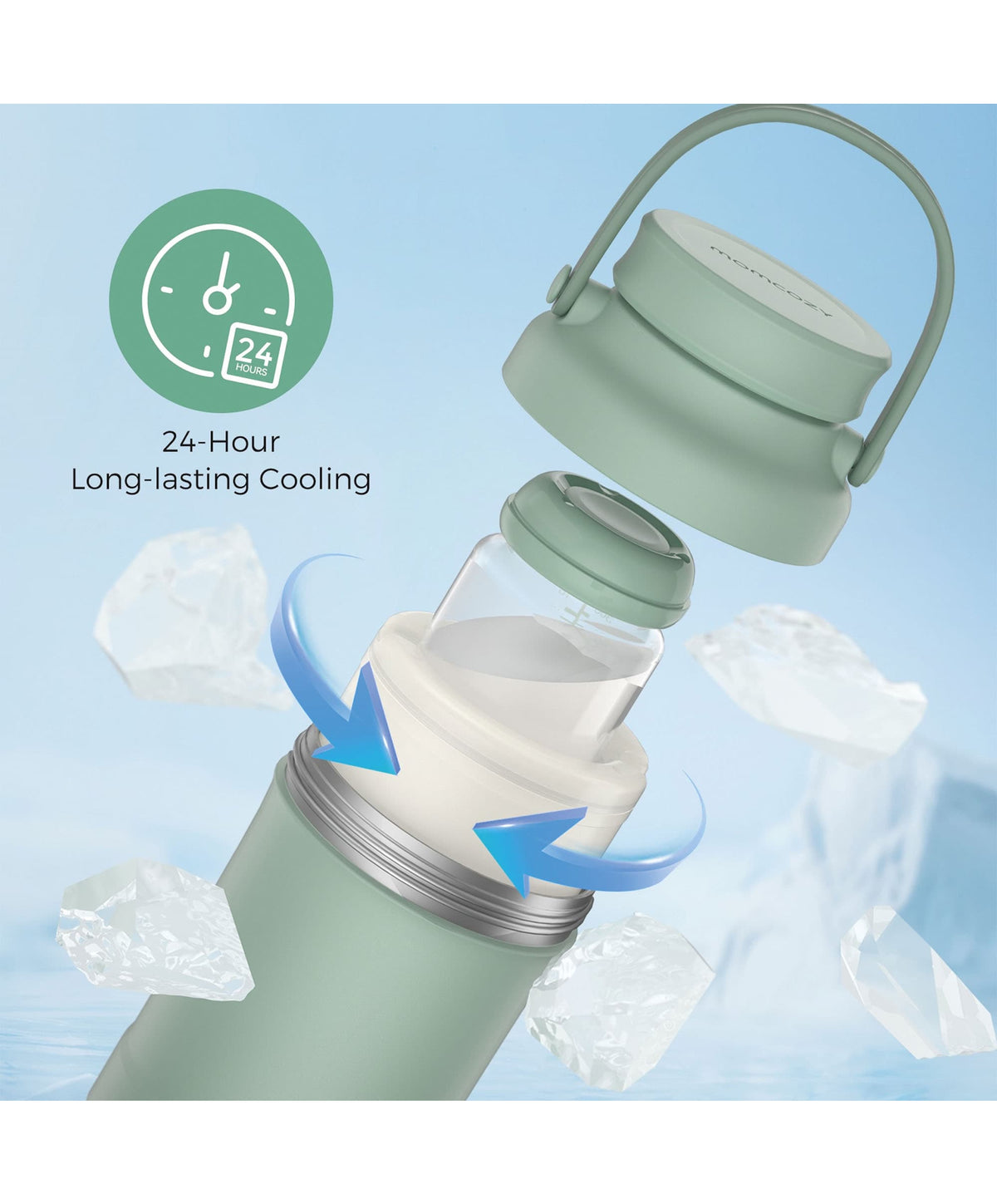 Momcozy Momcozy Portable Breast Milk Cooler - Green