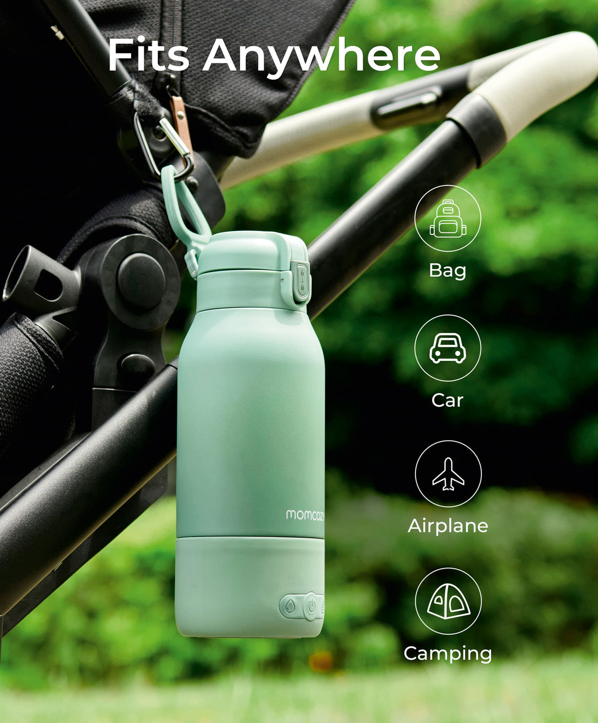 Momcozy Momcozy Portable Milk Warmer for Travel - Green