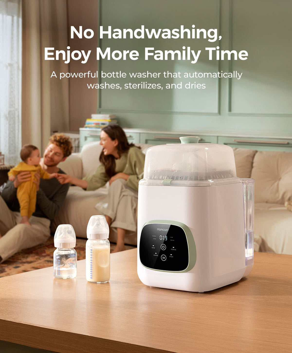 Momcozy Sterilisers Momcozy KleanPal Pro Baby Bottle Washer - Sterilizer