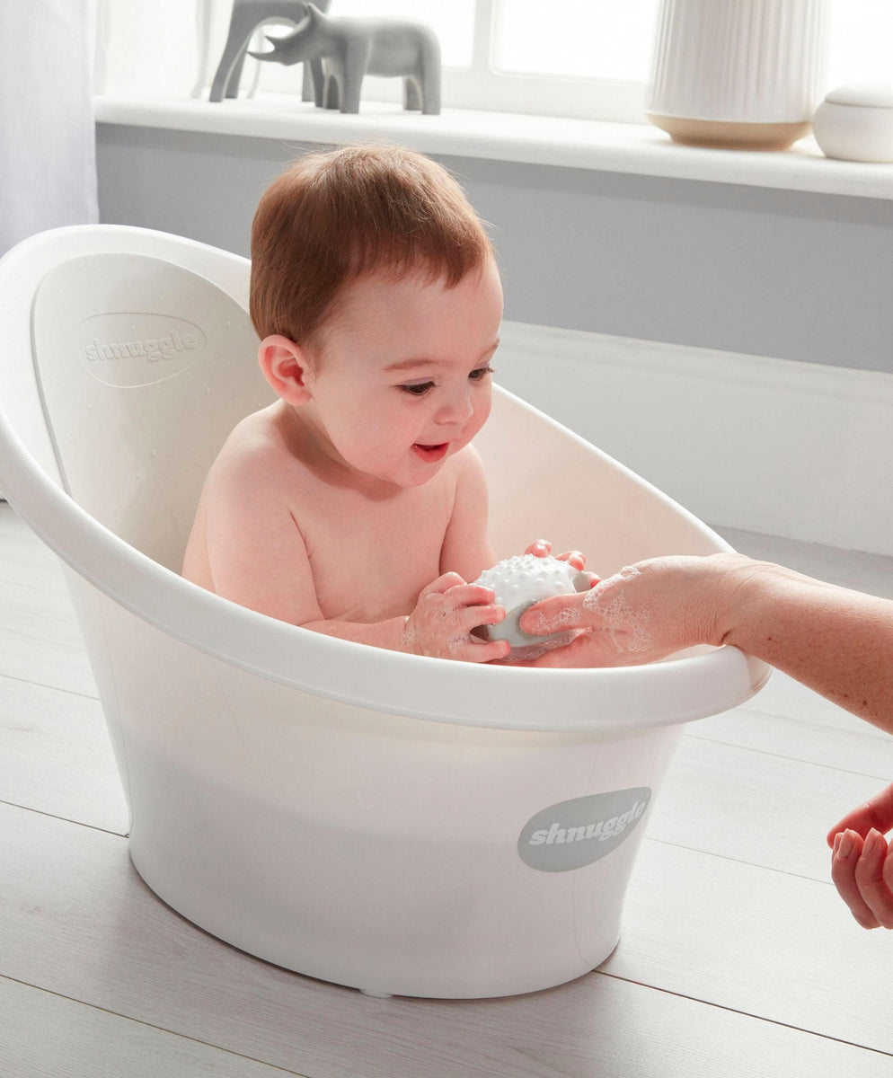 Shnuggle Baby Bath White Bath Time – Mamas Papas UK