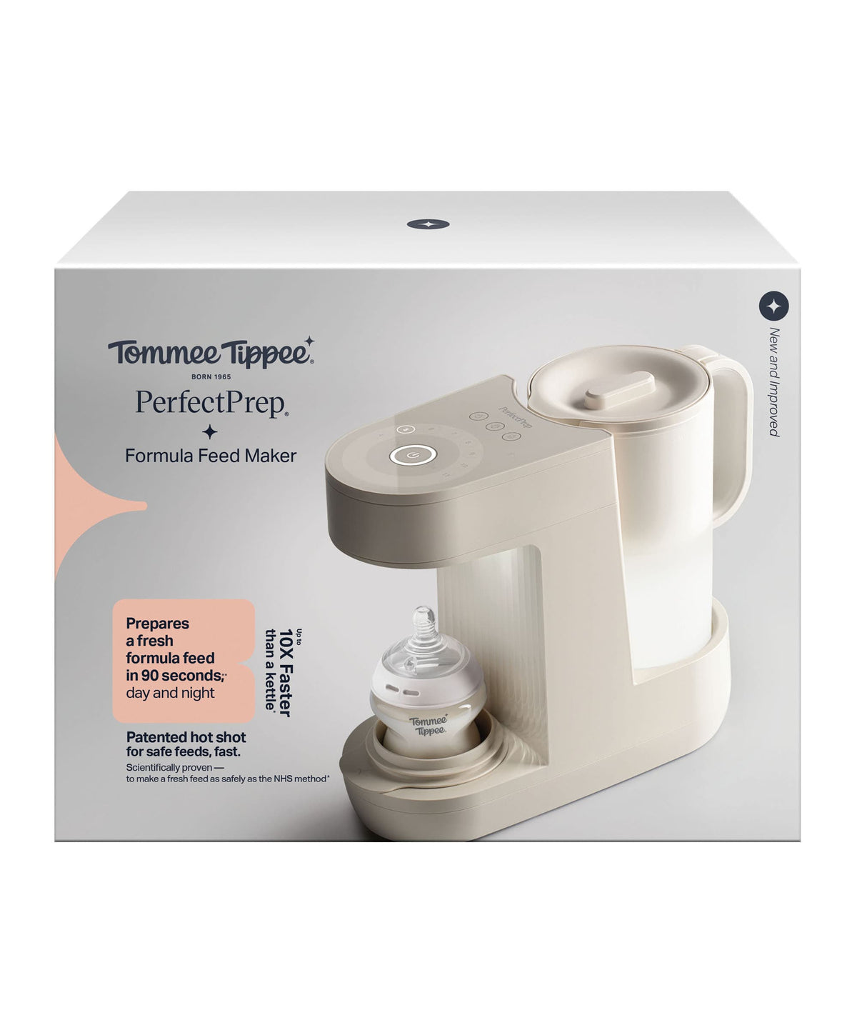 Tommee Tippee Bottle Feeding Tommee Tippee Perfect Prep Baby Bottle Formula Feed Maker - Chalk