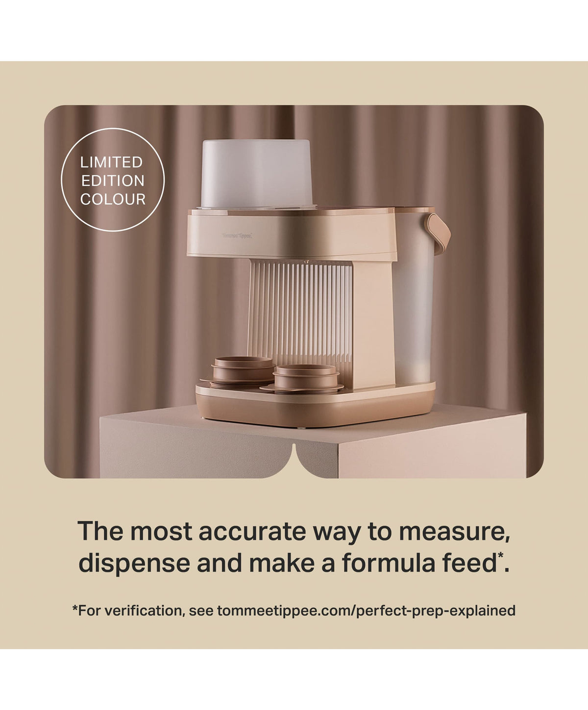 Tommee Tippee Tommee Tippee PerfectPrep Pro Formula Powder Dispenser & Bottle Maker - Nutmeg