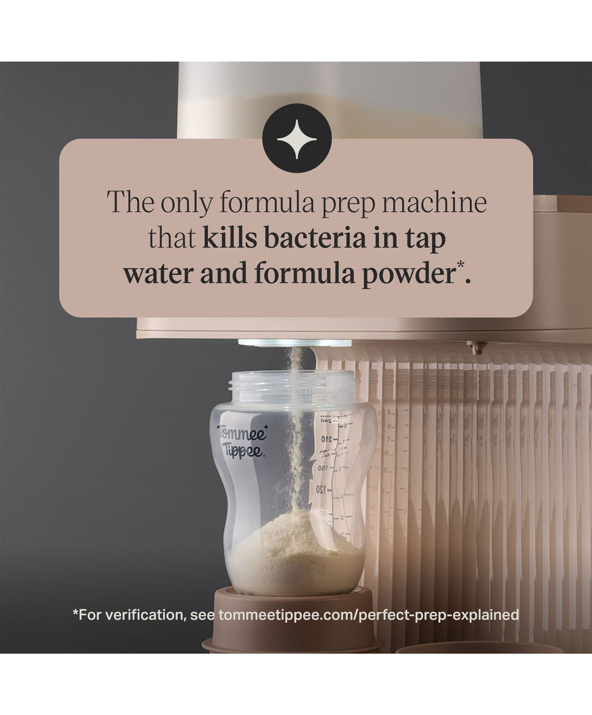 Tommee Tippee Tommee Tippee PerfectPrep Pro Formula Powder Dispenser & Bottle Maker - Nutmeg
