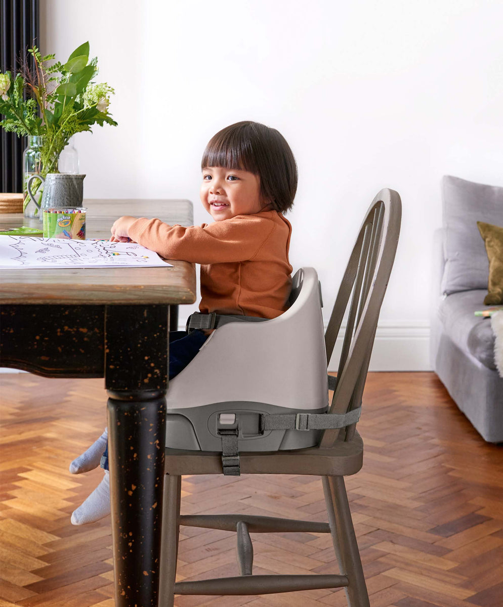 Bug 3in1 Floor & Booster Seat Pebble Grey Mamas & Papas UK