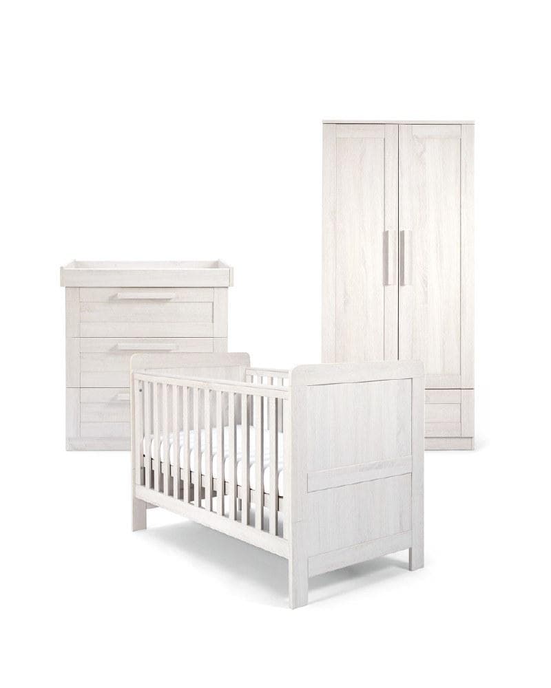 Atlas 3 Piece Furniture Set White Nursery Furniture Mamas & Papas UK