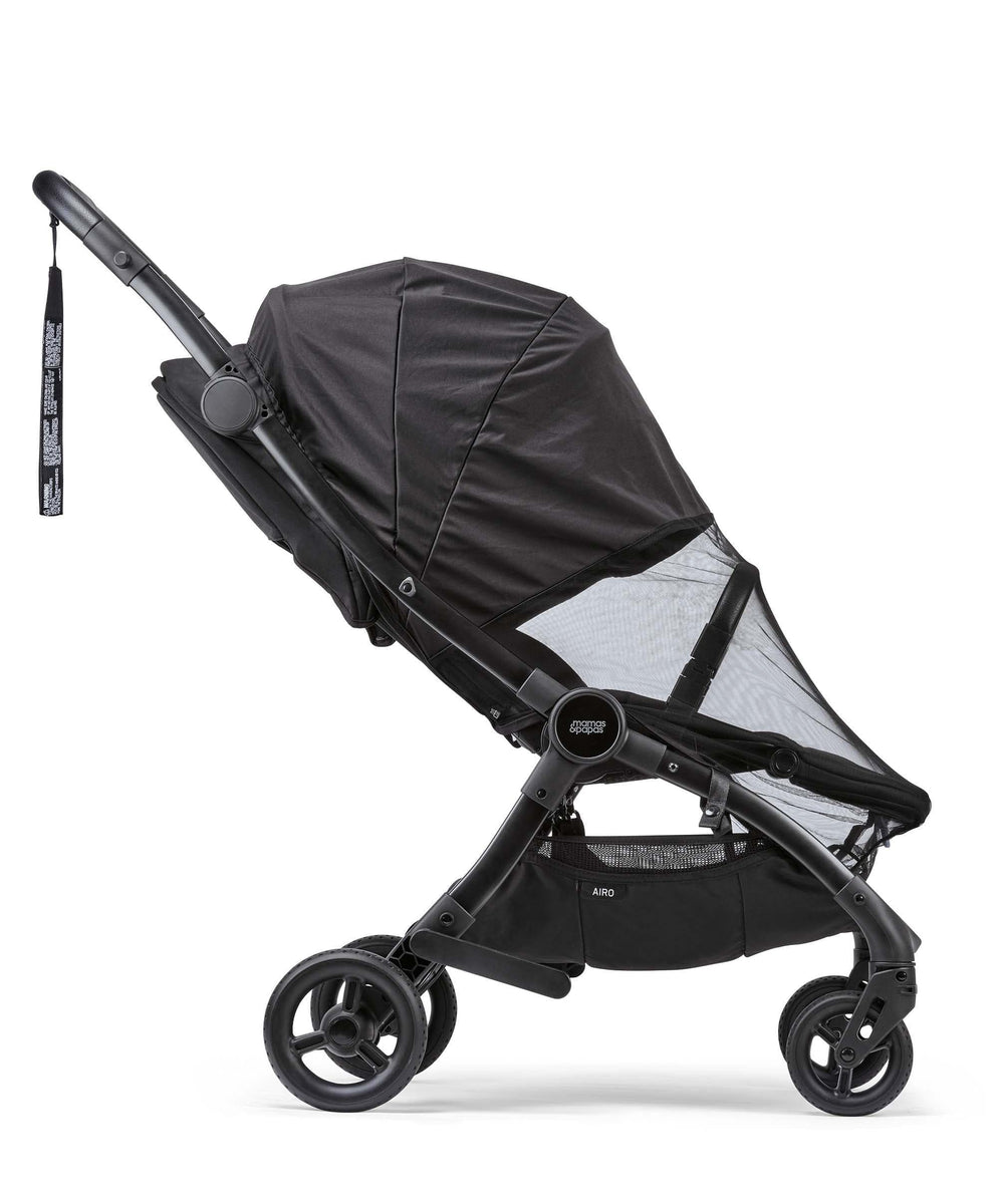 Airo 2 Piece Summer Pushchair Accessories Bundle Black Pushchairs