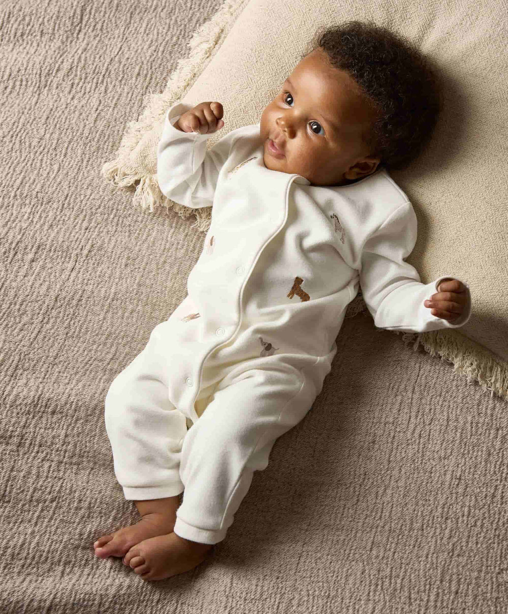 Safari Embroided Romper | Baby Clothing – Mamas & Papas UK