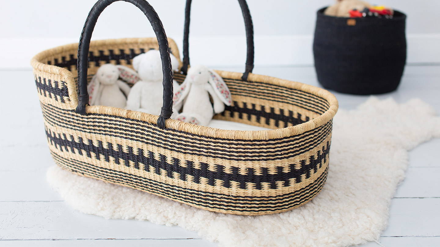Learn more about The Basket Room's Handcrafted Moses Baskets